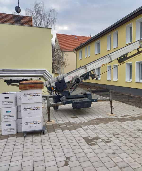 Möbellift in Münster Mitarbeiterumzug